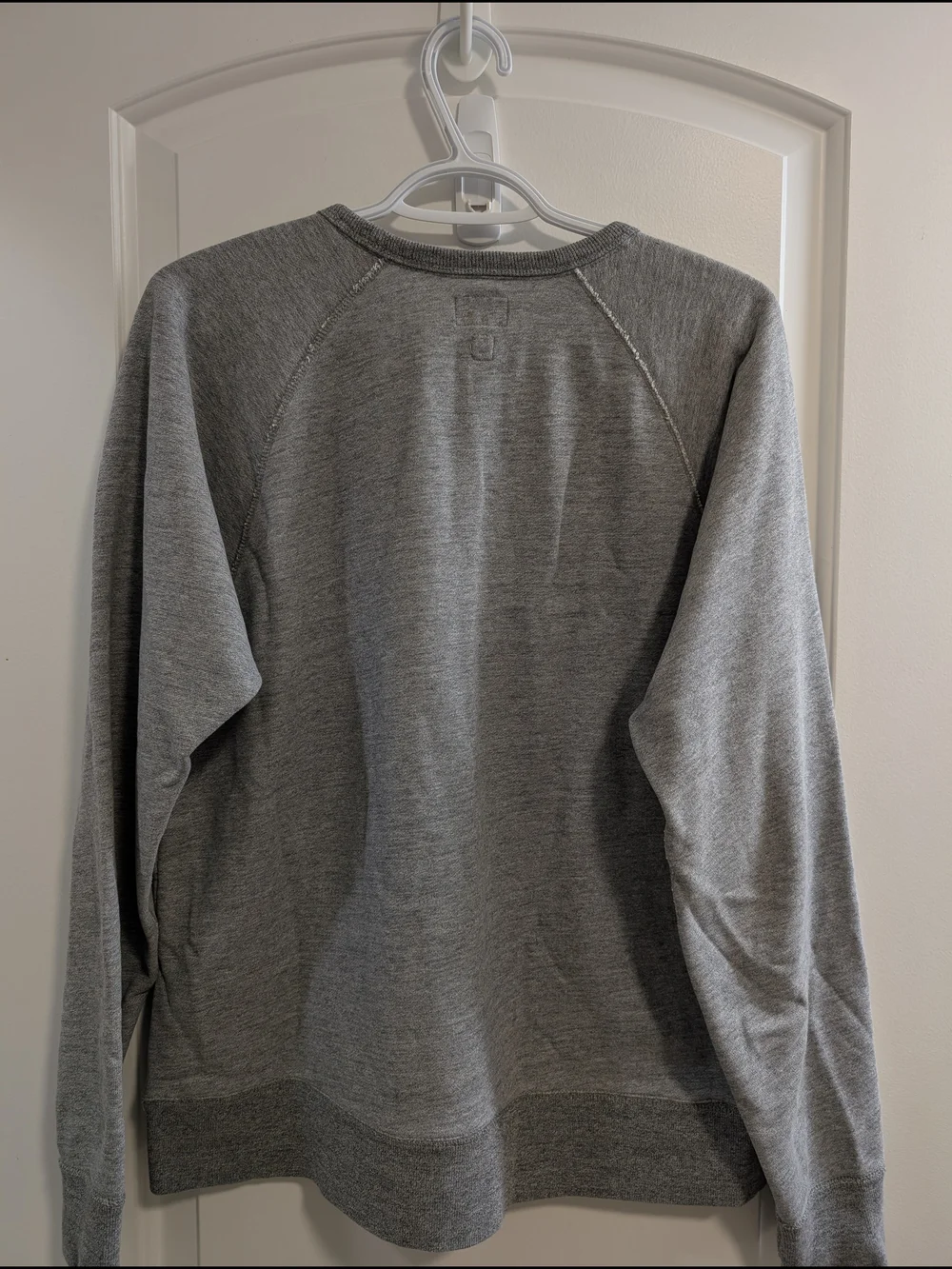 J. Crew Men's Heather Gray Crewneck Sweatshirt - Picture 5 of 8